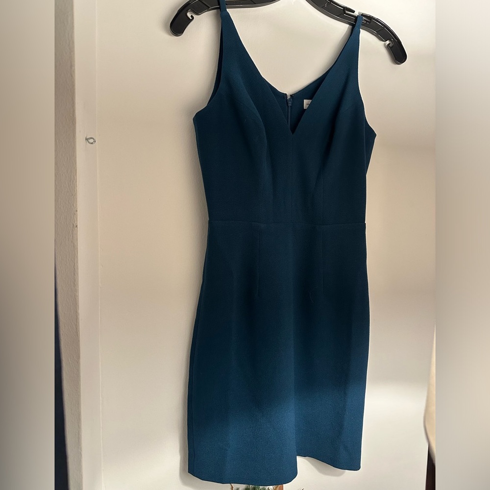Dress the Population Teal Sleeveless Dress